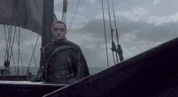 vulture game of thrones arya sails away GIF
