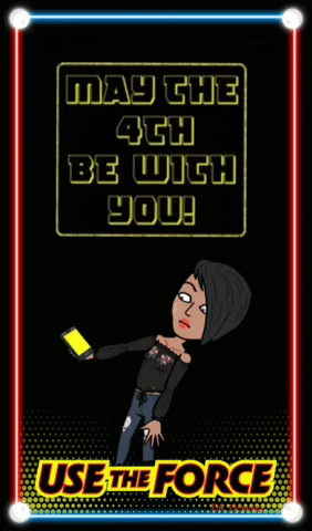 May The Fourth Be With You Star Wars Day GIF by Dr. Donna Thomas Rodgers