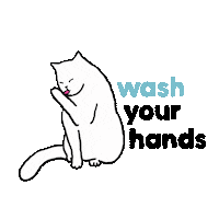 Cat Stay Home Sticker