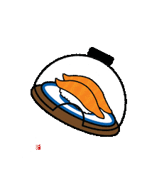 KuraSushiUSA food roll tuna japanese food Sticker