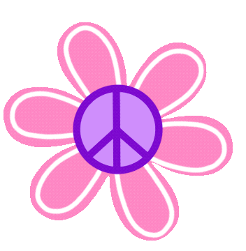 Flower Peace Sticker