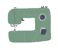 happyhandmadeliving diy craft sew sewing machine Sticker