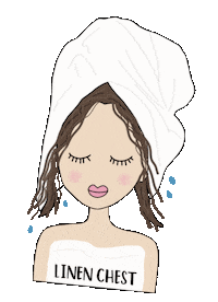 Shower Spa Sticker by Linen Chest