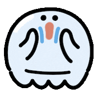 Jellyfish ショック Sticker by kupaberu