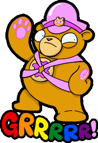 Gay Pride Pink Sticker by Phil Corbett