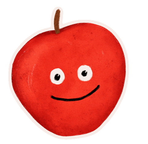 Apple Fruit Sticker