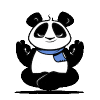 Relax Panda Sticker by 21BRZ