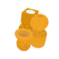 Presenttime fire yellow romance light Sticker