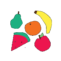 Fruit Sticker by Toby tiger