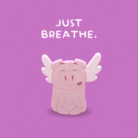 Just Breathe GIF by PositivelyPigasus