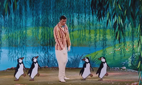 Mary Poppins Penguins GIF