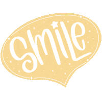 Calligraphy Smile Sticker