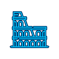 Roma Colosseum Sticker by W Rome