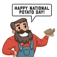 Potato Adcom Sticker by Adventure Communist
