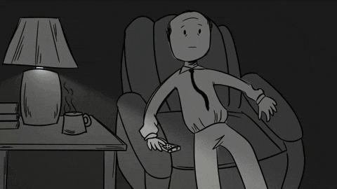 Dad Watching Tv GIF by CC0 Studios