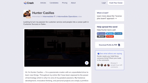 CareerCrash giphygifmaker crash crash profile GIF