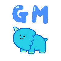 Good Morning Hello Sticker by DINOSALLY