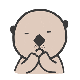 ddingstory giphyupload jojo sea otter shellfish Sticker