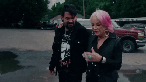 friends jump GIF by Tanya Tucker