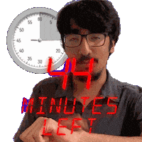 44 Minutes Sticker