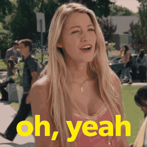 Oh Yeah Wow GIF by Blake Lively Fan