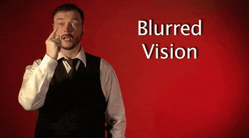 sign language blurry vision GIF by Sign with Robert