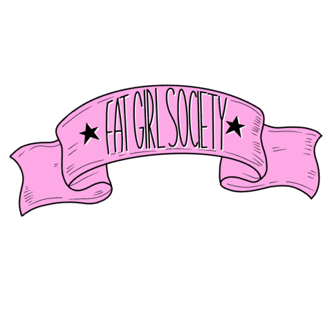 Alexisjay pink tiktok fat banner Sticker