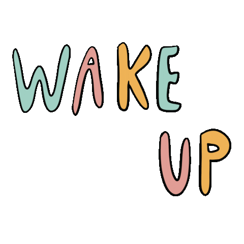 Wake Up Morning Sticker