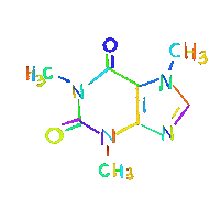 Coffee Chemistry Sticker