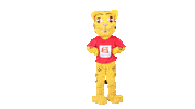 regionnormandie here leopard voila fleche Sticker