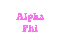 Aphi Sticker by Alpha Phi UBC