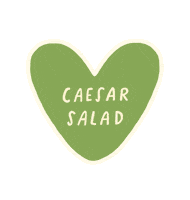 konoco heart illustration healthy dinner Sticker