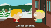 butters stotch running GIF by South Park 