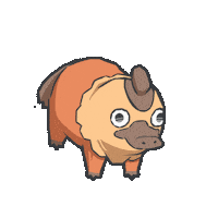 Spin Platypus Sticker by DillybyDally
