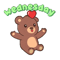 Teddy Bear Smile Sticker by BEARISH