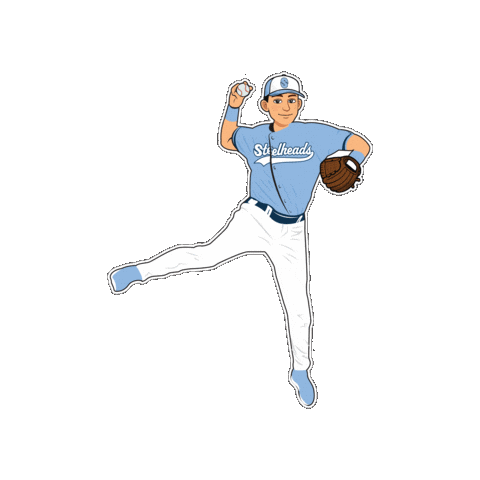 Allamericansteelheads Sticker by All American Baseball