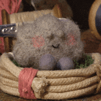 Tired Home GIF by Tweedy & Fluff