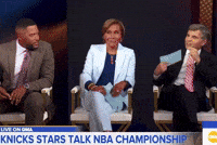 Staring New York Knicks GIF
