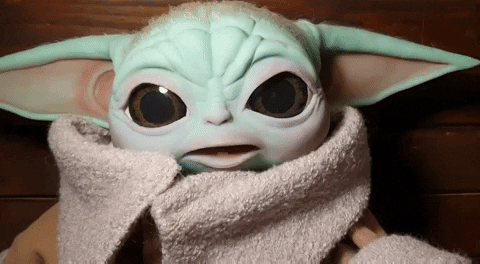 Shocked Baby Yoda GIF