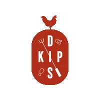 dis_noordkade chicken restaurant dis kip Sticker