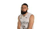 lionsdegeneve dancing basketball basket beard Sticker