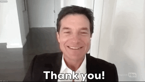 Jason Bateman Thank You GIF by SAG Awards
