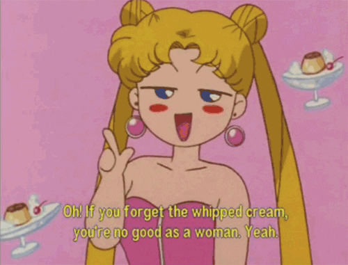 sailor moon dessert GIF