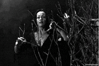 black and white vampire GIF