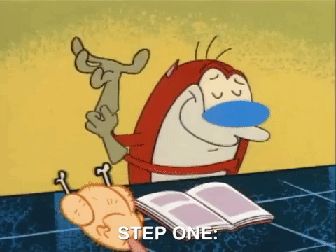 ren and stimpy nicksplat GIF