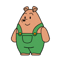 In Love Bear Sticker