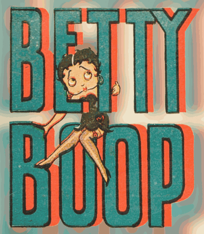 Drawing Bettyboop GIF by Biblioteca Nacional de España