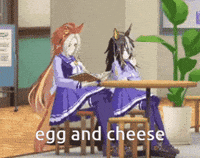 Egg And Cheese Horse GIF