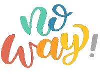 No Way Sticker