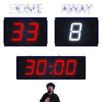 8 Away Sticker